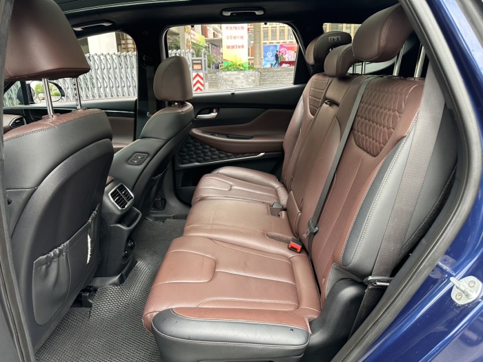 Huyndai Santafe 2.2 Premium 2019 xanh.